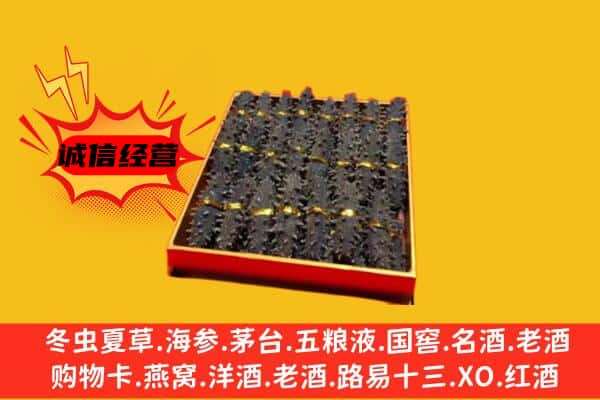 陇南康县回收海参